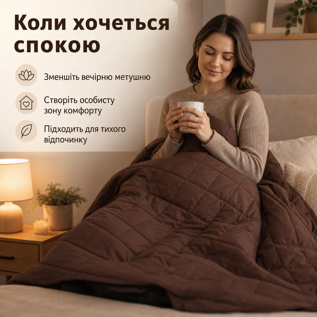 Зважена ковдра для спокійного відпочинку — зображення 3