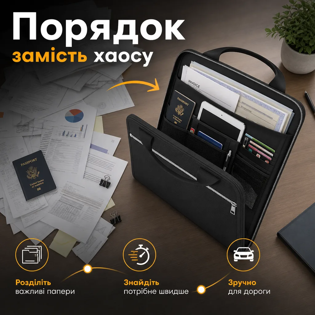Вогнетривка папка-органайзер для документів — зображення 3